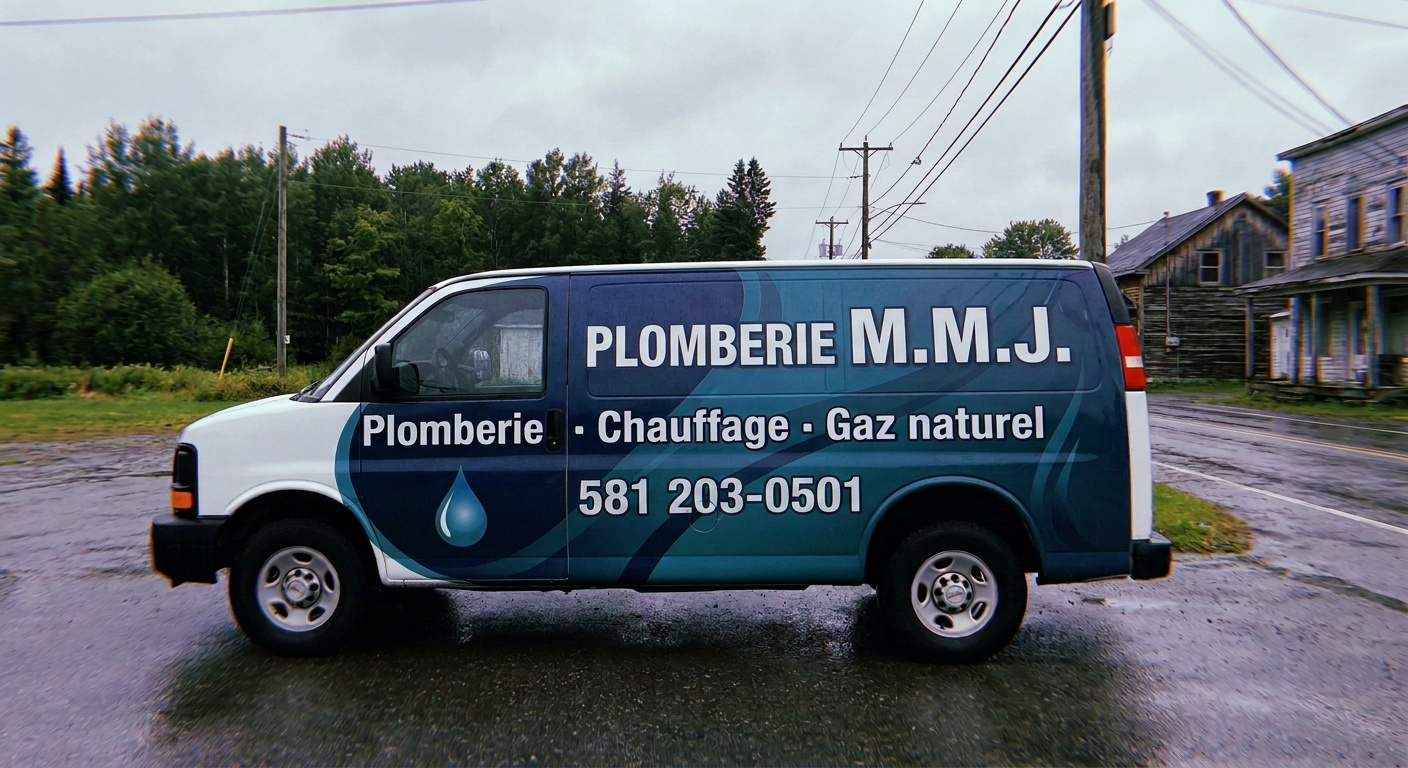 Camion de service Plomberie M.M.J. Inc